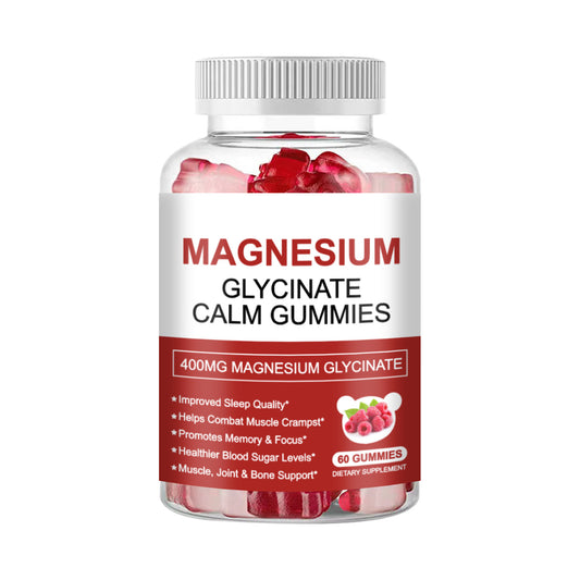Magnesium Glycinate Gummies 1000mg with Magnesium L-Threonate,Chelated Magnesium Potassium Complex Supplement