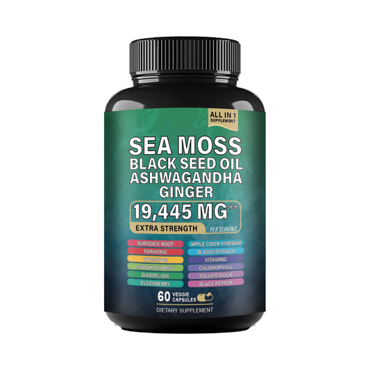Dynamic Vitality Bundle - Zoyava Sea Moss Multivitamin & Shilajit Power Combo - Made in USA with Highly Potent Herbal Ingredients