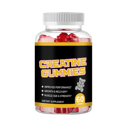 Creatine Monohydrate Gummies - Strength, Muscle, Energy - Creatine Gummies for Men and Women 1g per Gummy